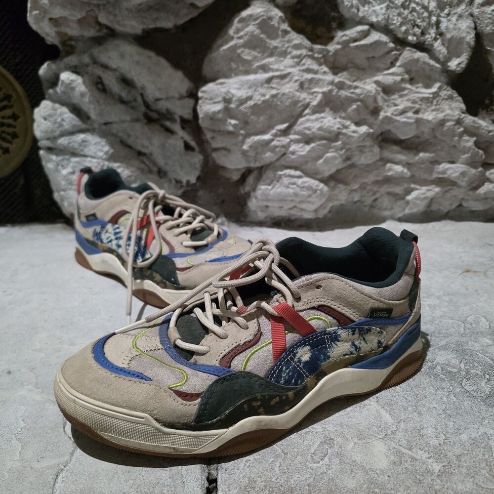 Vans Varix Wc Tie Dye Women's 9 Men's 7.5 Skate Shoes Sneakers Antique White